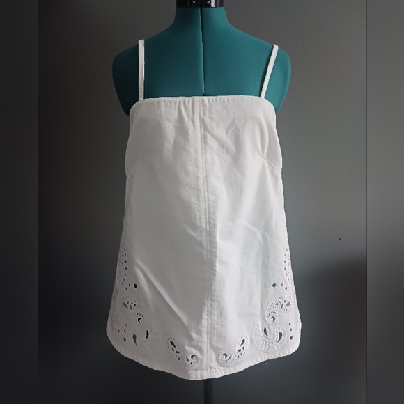 NWT Rag & Bone Ultra Featherweight Aurora Straples White Top Size S